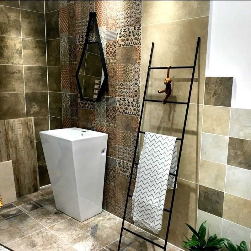 新品北欧梯子毛巾架落地式免打孔卫生间置物架浴室架挂衣架收纳架