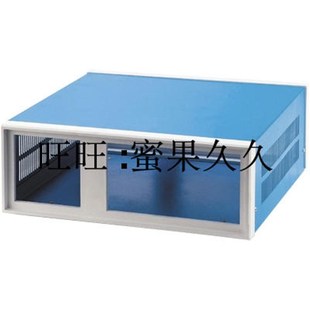 塑料围框115 285mm铁皮机箱设备金属控制箱工控箱金属仪表壳 310