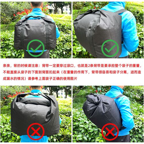 新款双肩背活鱼袋特大号路亚装鱼袋加厚充氧手提袋钓鱼便携折叠包
