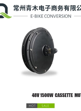 厂家供应48V1500Wr系列前驱直流轮毂辐条电机电动自行车改装电机