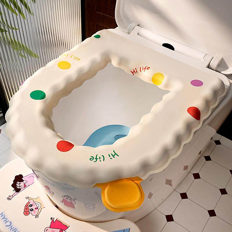 卫生间多巴胺马桶垫2026新款防水坐垫四季通用带提手坐便套,家庭/个人清洁工具,一次性抹布,淘宝优惠券,粉丝福利购,淘宝优惠卷