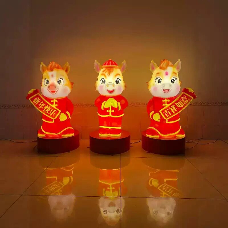 马年公仔装饰灯春节新年吉祥物