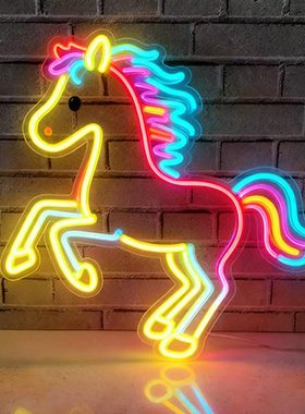 2026马年新春霓虹灯挂饰灯牌led发光中国结商业造型春节灯笼装饰