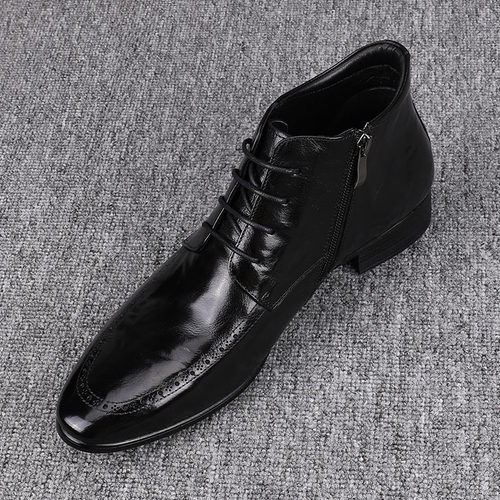 2024新款男士商务正装真皮