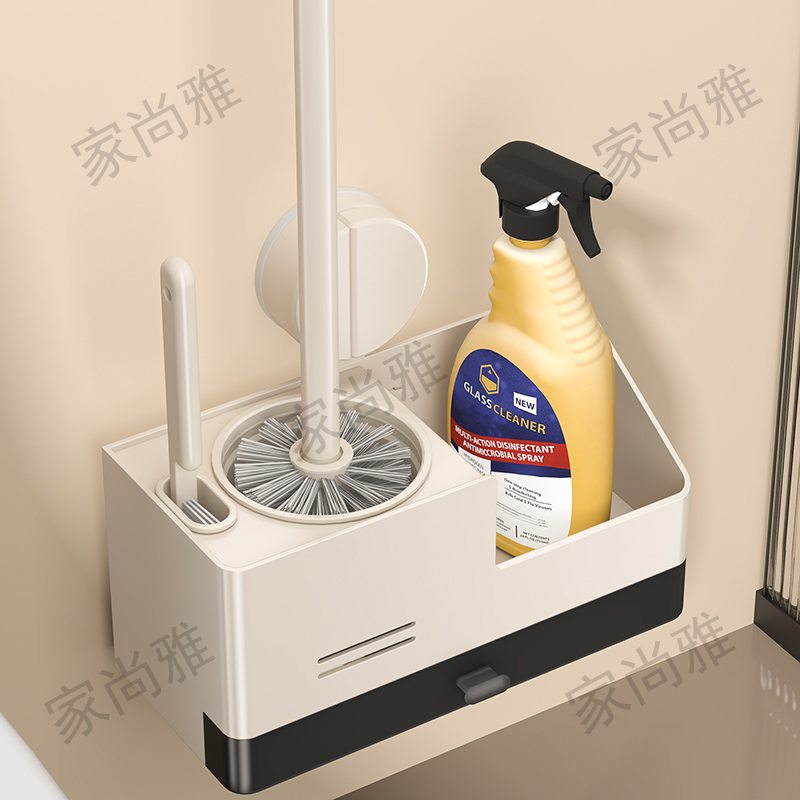 带接水盘家尚雅带大小双刷子