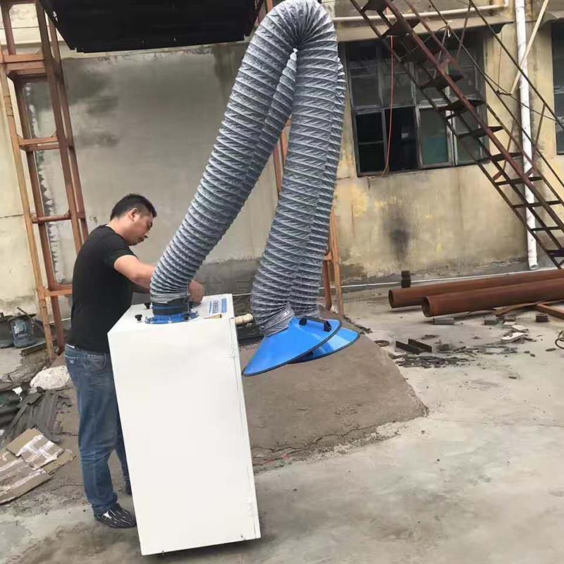 焊接烟尘净化器 移动式焊烟净化器移动式电焊机吸烟尘设备