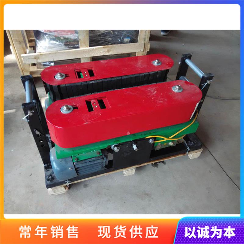 履带式电缆推缆机 通信电缆光缆牵引机 Small cable conveyor