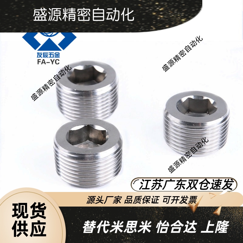 不锈钢喉塞锥型沉头螺塞