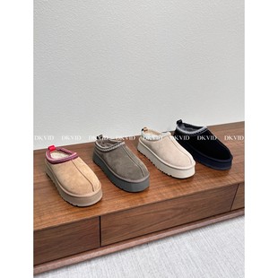 专柜同款 闭眼入/nice~ 皮毛一体雪地靴 短筒厚底毛毛棉鞋