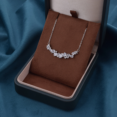 纯银s925微笑项链女轻奢