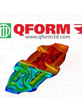 QForm UK 12.0.1 金属塑性成形数值模拟软件 安