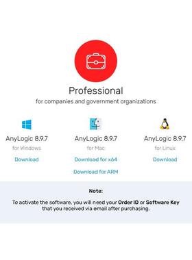 AnyLogic Pro 8.9.7 Win/macOS/LKK小店