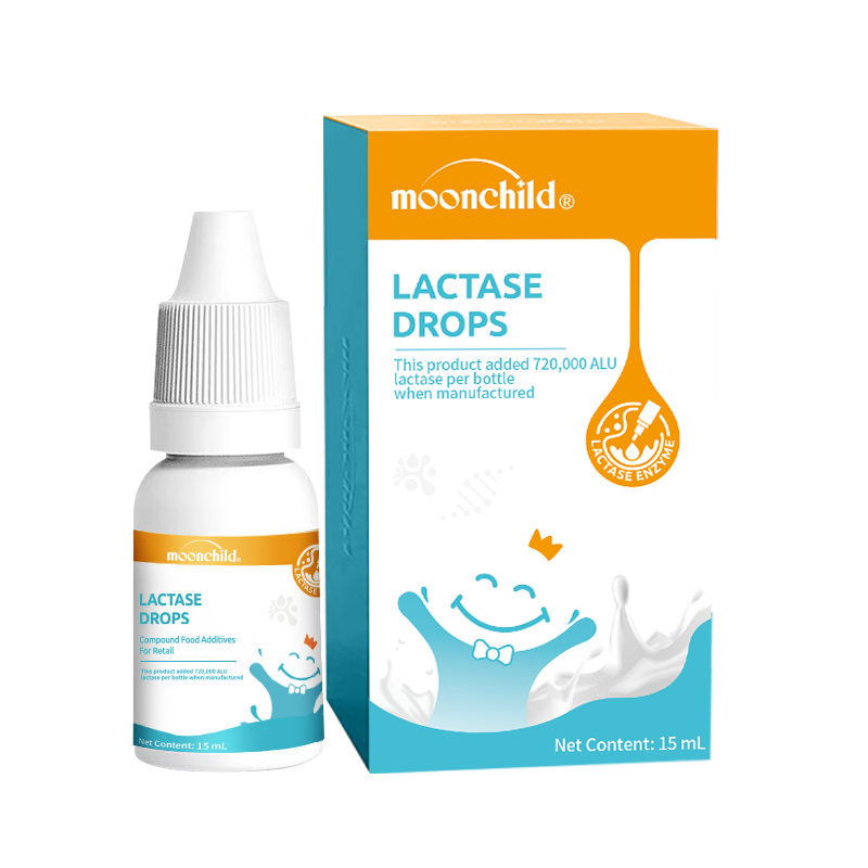 月宝乳糖不耐酸性乳糖酶益生菌新生婴幼儿可受用奶伴侣粉剂