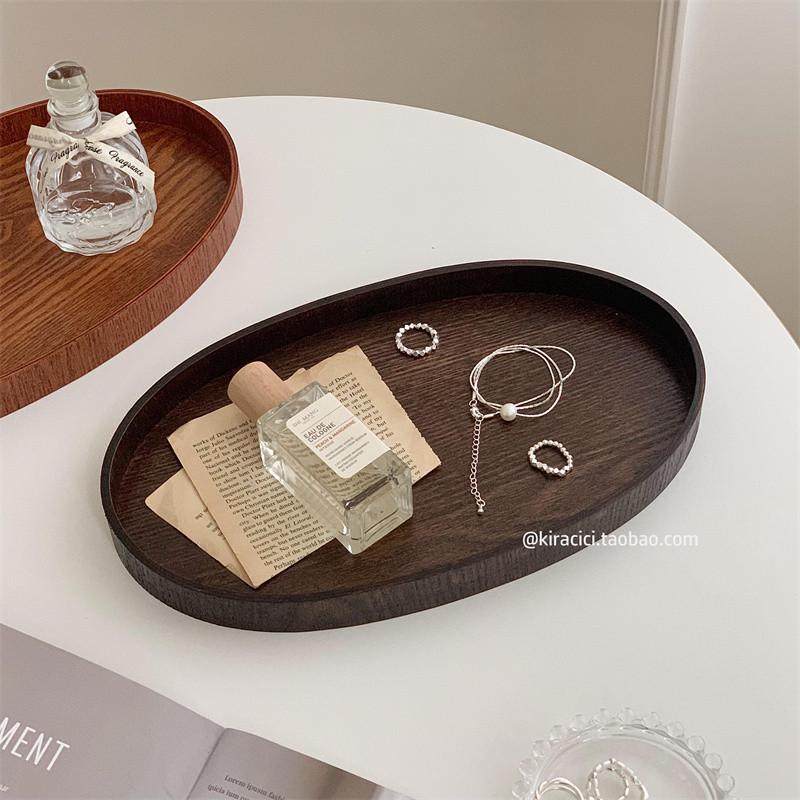 日式复古木质托盘早餐盘家用餐盘水果盘客厅茶几置物盘实木收纳盘,餐饮具,餐用托盘,淘宝优惠券,粉丝福利购,淘宝优惠卷