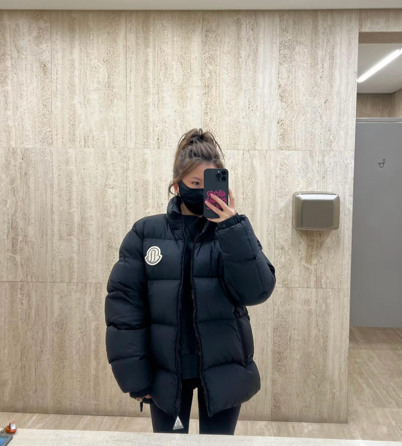 梵音家带芯片高端冬季加厚立领羽绒服情侣款