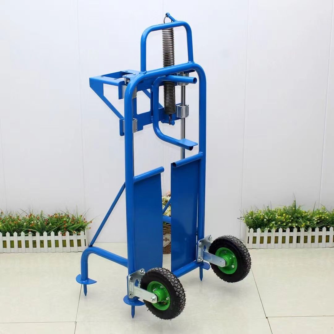 新款脚踩式地钻架子挖坑