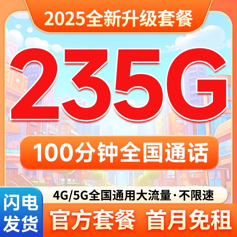 联通流量卡纯流量全国通用大流量上网卡5g4g手机通话卡大王卡