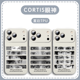 cortis眼神手机壳适用苹果17华为mate80马丁iPhone16promax男团vivo13眼神杀nova14周边OPPO小米15同款Pura90