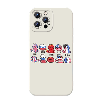 CH圈国拟周边手机壳波兰球