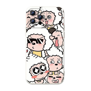 懒洋洋手机壳适用于苹果17华为mate60懒羊羊iPhone15promax墨镜OPPO小米16vivo搞怪14懒大王12动漫13红米周边