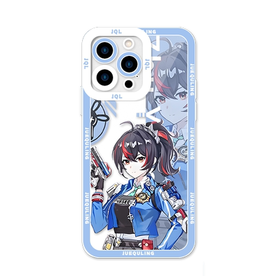 严浩翔手机壳应援色周边彩银壳