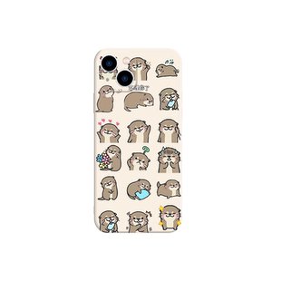李灿同款水獭手机壳seventeen适用苹果16DINO华为mate40可爱iPhone17promax14OPPO小米15vivo獭宝13Pura70SVT