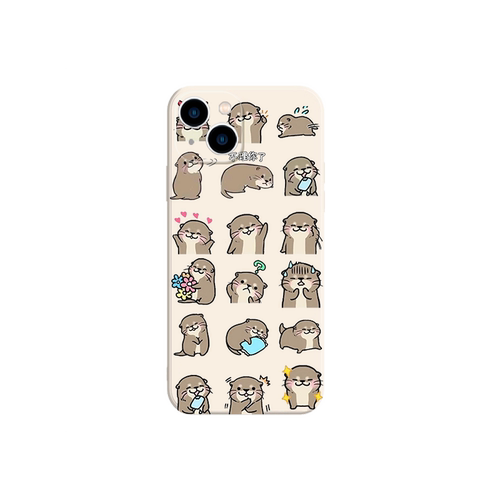 李灿同款水獭手机壳seventeen适用苹果16DINO华为mate40可爱iPhone17promax14OPPO小米15vivo獭宝13Pura70SVT