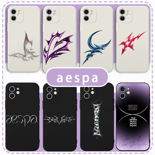 aespa手机壳小卡柳智敏金玟庭