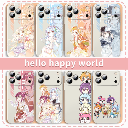 hellohappyworld手机壳可爱周边