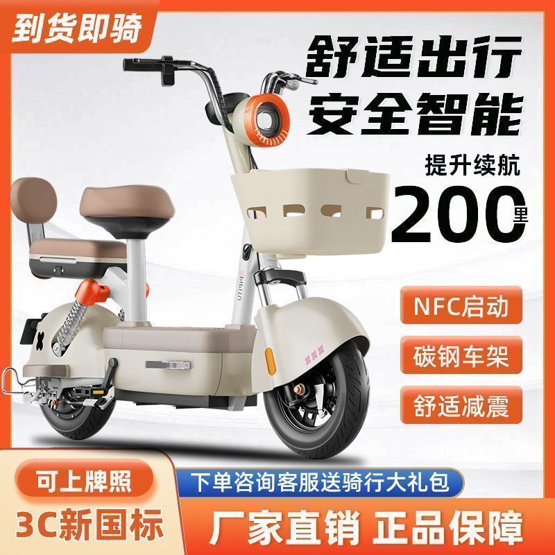 元宇宙同款电动自行车新国标成人新款两轮电瓶车电动车女士代步车