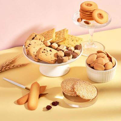 脆仟吉 XWC蔓小石头越莓曲奇手薄小饼装干 干零食耐吃散多口味