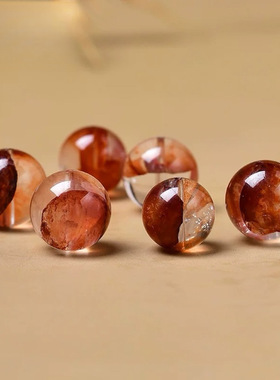 7A子红色幽灵水晶手链女士手工di