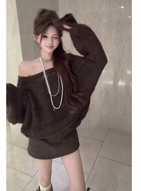 阿馨yolo多种戴法轻奢长款猪鼻子项链秋冬气质毛衣链新年配饰女