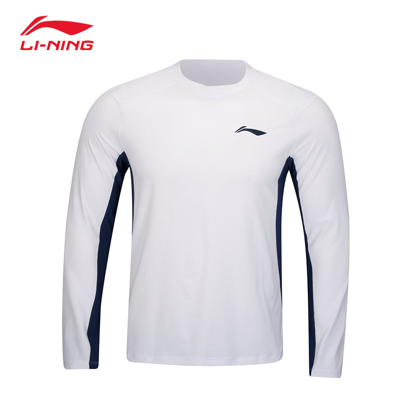 李宁长袖T恤男士2025春秋季薄款透气圆领运动上衣宽松套头打底衫,运动服/休闲服装,运动T恤,淘宝优惠券,粉丝福利购,淘宝优惠卷