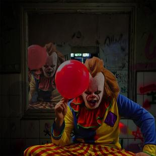 2025新款小丑回魂2面具头套 电影周边pennywise万圣节恐怖面具