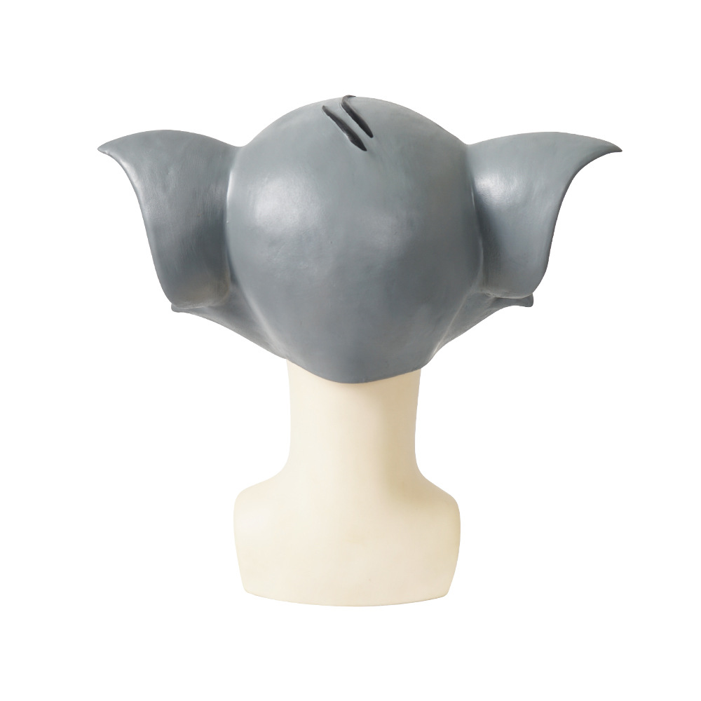 新款卡通动画片猫和老鼠儿童搞笑乳胶头套运动会默契组合乳胶面具