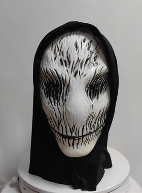 幽灵面具Smile mask helloween party 扮演万圣节微笑面具头套