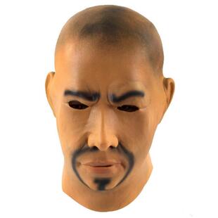 万圣节人物道具创意影视面具乳胶头套光头大坏人面具工厂现货