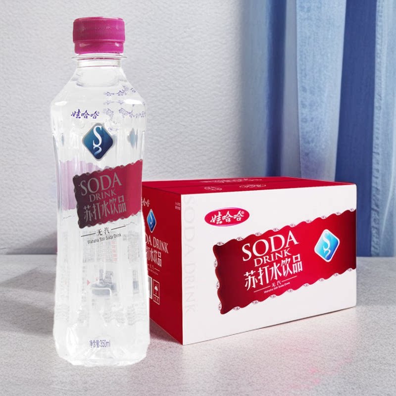 娃哈哈苏打水350ml/瓶家庭无汽饮品学生办公室会议饮用水夏日解渴