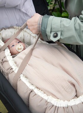 丹麦sebra婴儿提篮睡篮外出便携睡篮宝宝床中床手提安抚折叠睡篮