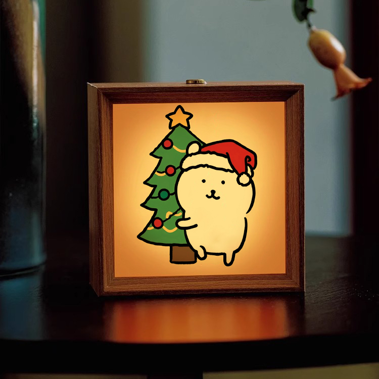 熊，陪你一起过圣诞可爱小夜灯