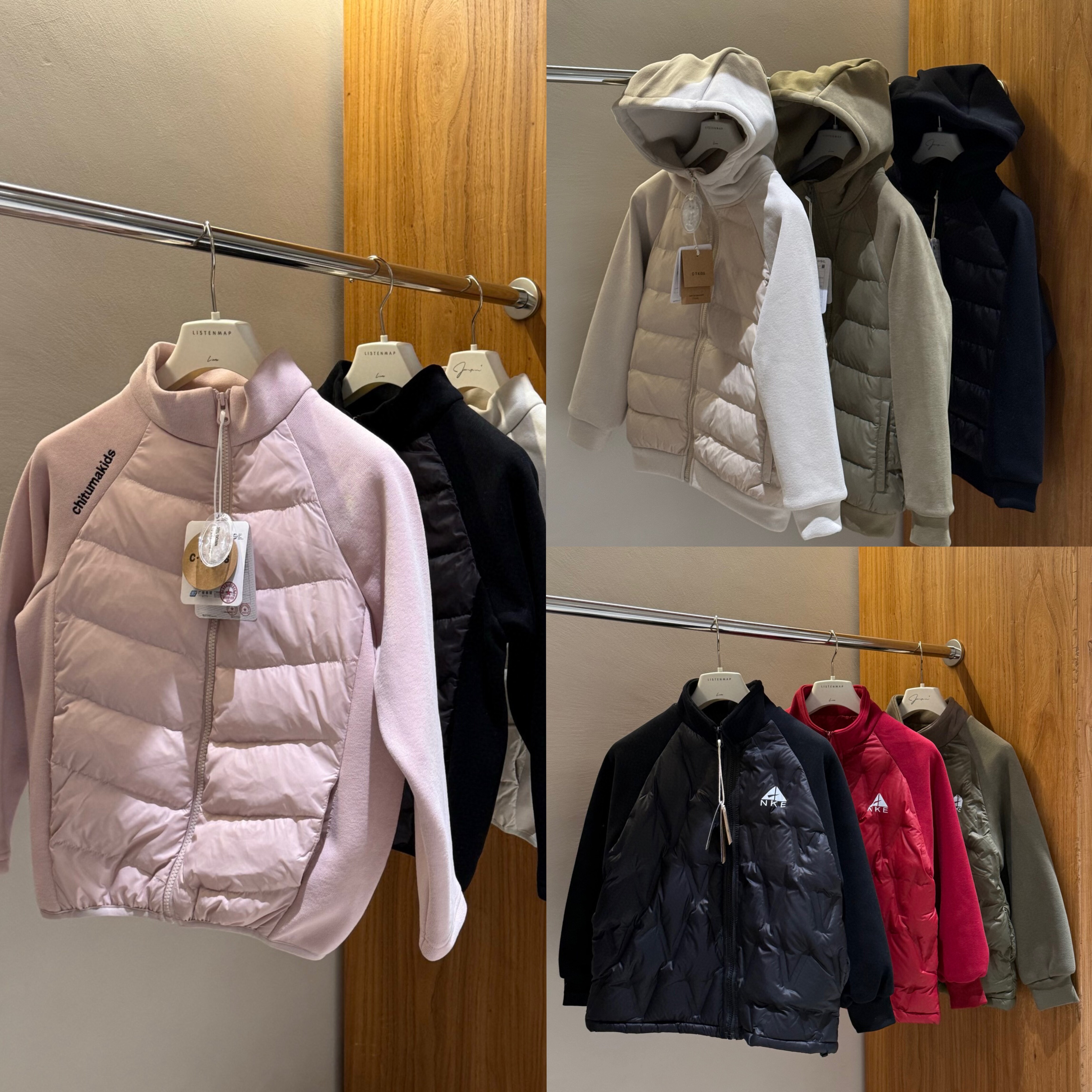 25冬季新款童装男女童拼接羽绒服90白鸭绒儿童校服神器羽绒内胆
