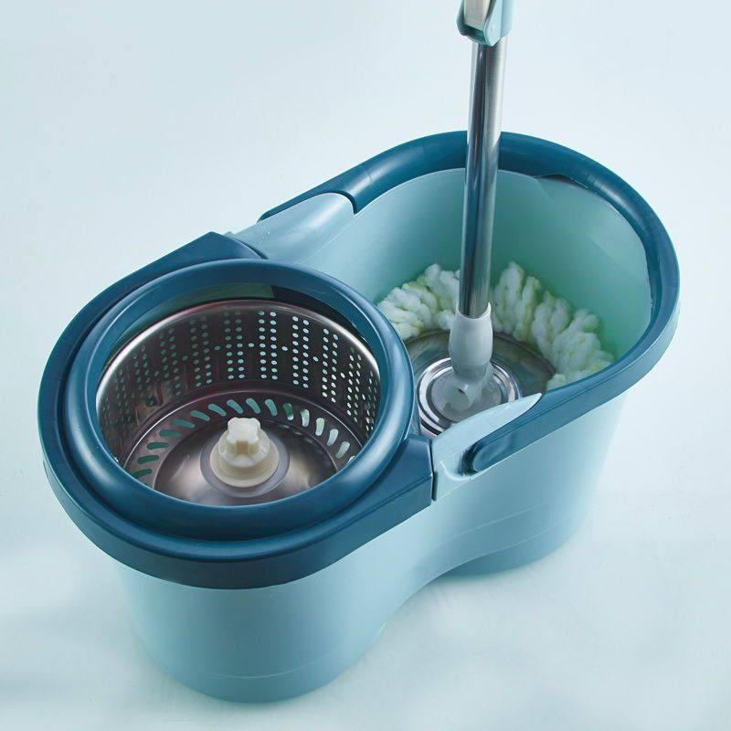 加厚带轮双驱动拖把桶旋转不锈钢甩干墩布家用拖布免手洗干湿两用,家庭/个人清洁工具,旋转拖把,淘宝优惠券,粉丝福利购,淘宝优惠卷