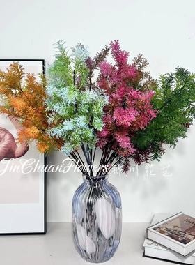 2025绿意盎然婚庆仿真花装饰家居松系布景蓬莱松香草绿植清新点缀