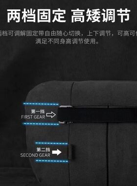 汽车头枕靠枕车用麂皮绒护颈枕汽车靠枕护颈枕通用车用座椅头枕