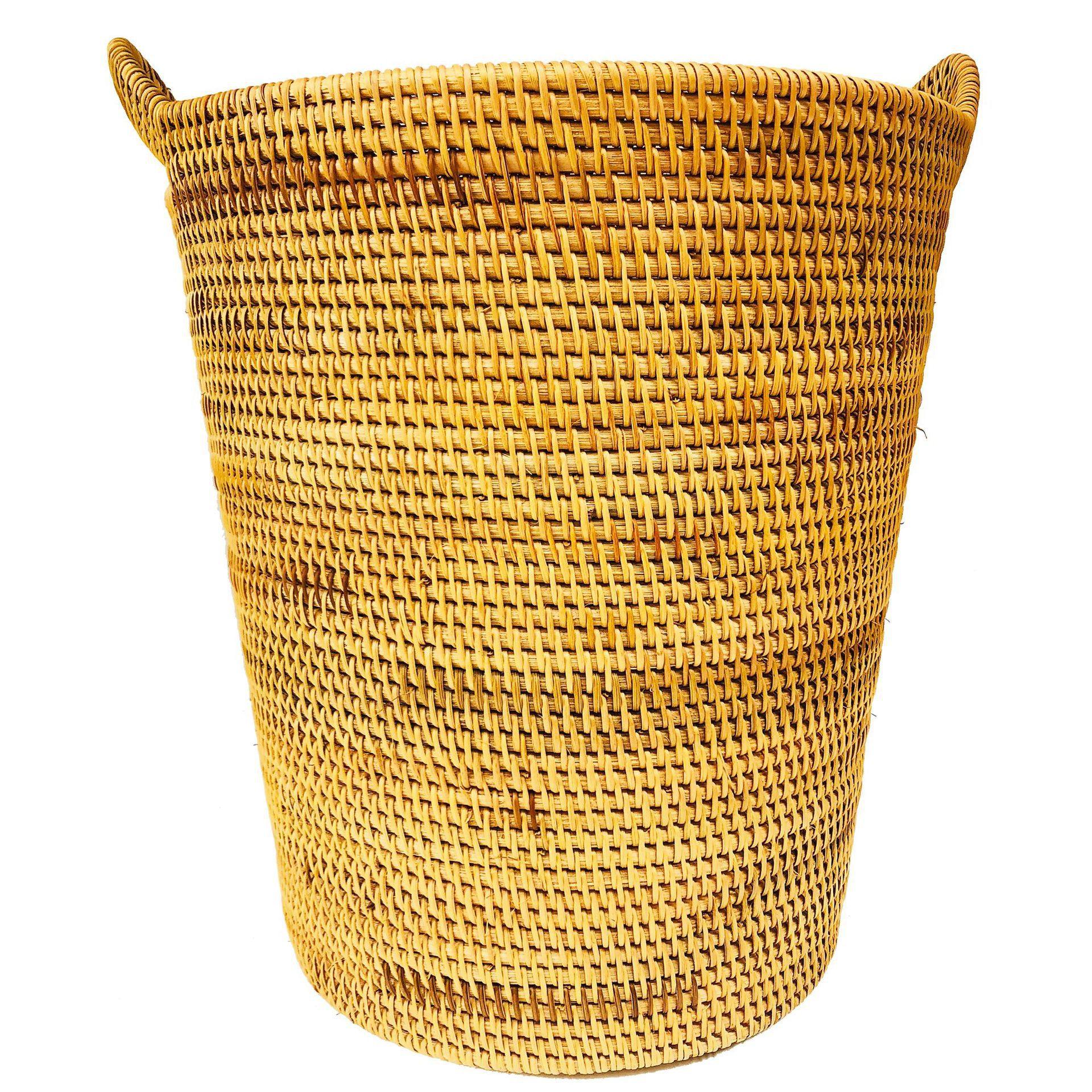 秋藤编织工艺品居家收纳篮耳朵收纳桶,家居饰品,仿真植物盆景,淘宝优惠券,粉丝福利购,淘宝优惠卷