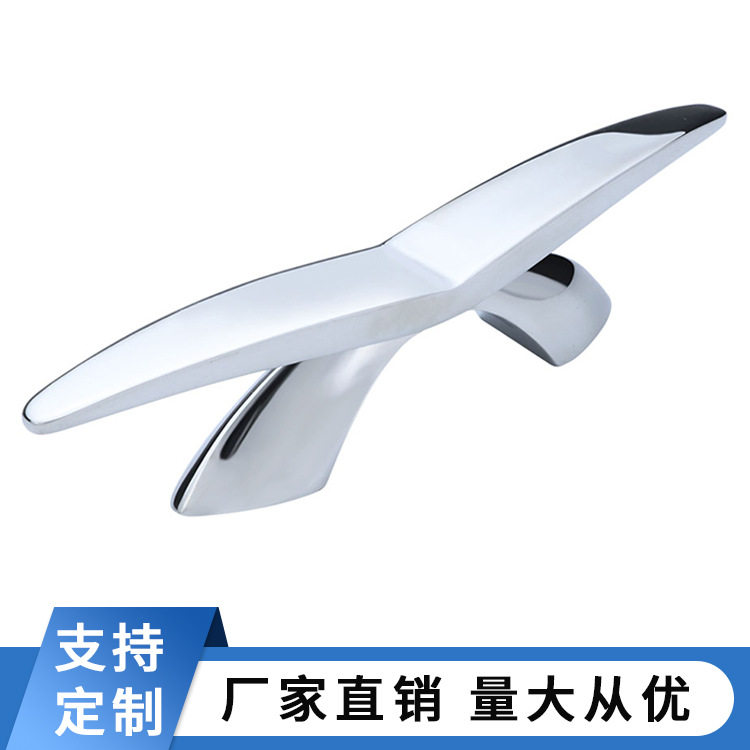 8寸K型索栓 游艇船用五金配件 折叠夹板系船柱 316不锈钢燕型索栓