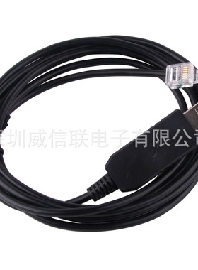 PL2303芯片 USB转RJ12 6P6C赫斯曼v.24口 RS232 HIRSCHMANN控制线
