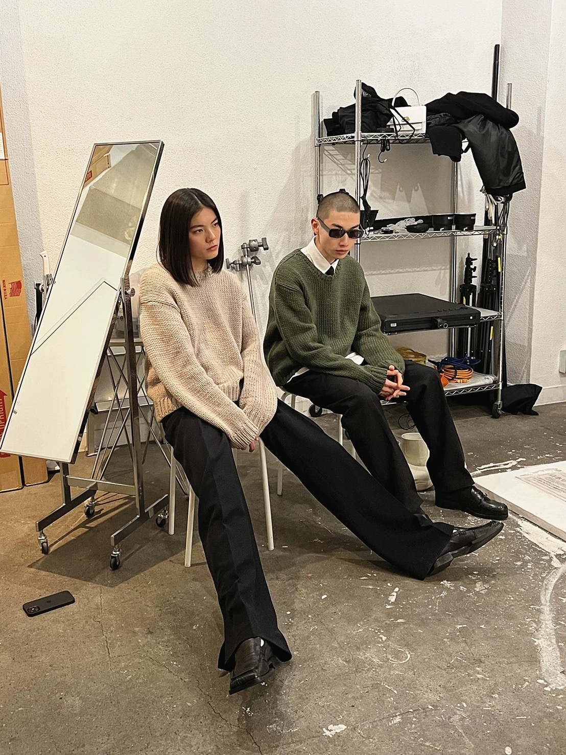 thumbnail for VUJADE005 vintage thick needlework sweater on your own