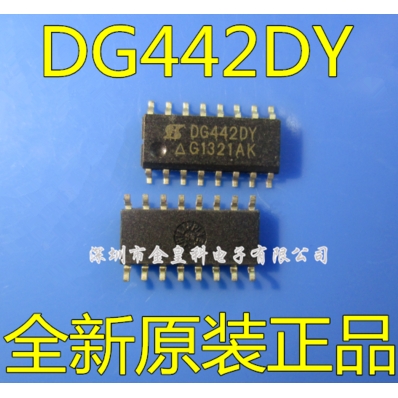 DG442DY-T1-E3 DG442DY SOP16 四路SPST CMOS模拟开关芯片 全新